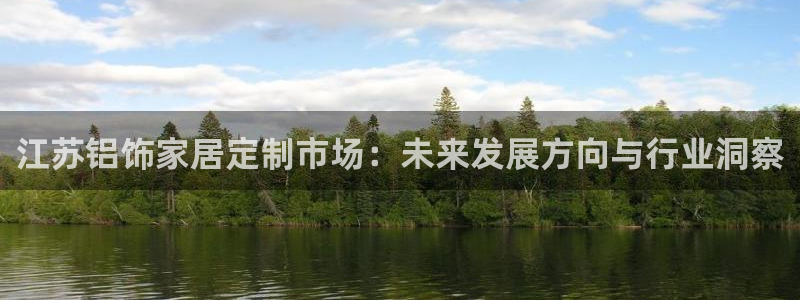 杏耀平台招商的流程：江苏铝饰家居定制市场：未来发展方向与行业