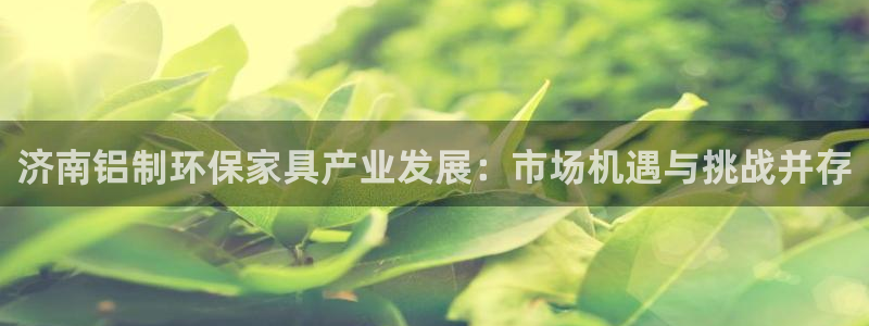 杏耀平台注册网址：济南铝制环保家具产业发展：市场机遇与挑战并