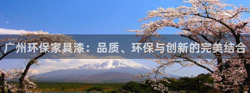 杏耀平台注册网址：广州环保家具漆：品质、环保与创新的完美结合
