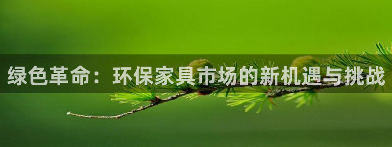 杏耀总代理：绿色革命：环保家具市场的新机遇与挑战