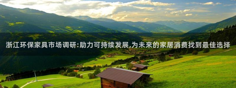 杏耀官网网站中心：浙江环保家具市场调研:助力可持续发展,为未